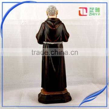 Polyresin St Saint Padre Pio Statue Catholic Figure photo-4