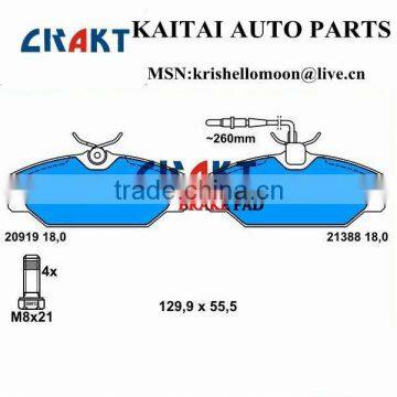 GOOD QUALITY BRAKE PAD FOR RENAULT R25