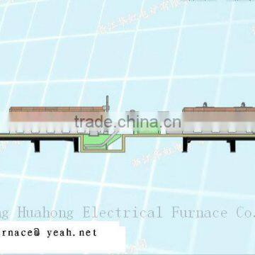 Industrial Continous Carburizing Belt Furnace Industrial Carburizing Quenching Furnace