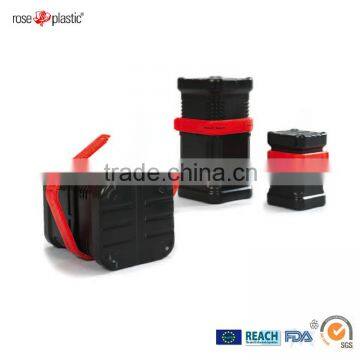 Germany Quality Solid Colorful Square Plastic Packaging Tubes for Roller Pens With Detachable Hanger Block Pack BK