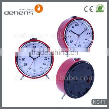 promotional cheap silent alarm clock with snooze and light