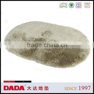 Elliptic Densely Woven Shaggy Soft Rug Absorbent Bathroom and Bedroom Carpet photo-2