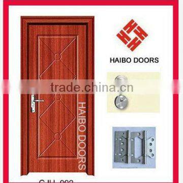 2015 cheaper wooden interior door safety door