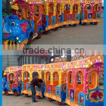 Child electric train ride!!! Amusement park kids ride electric train ride for sale