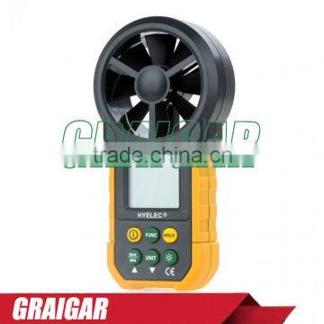 High quality Multifunction HYELEC MS6252A Digital Air Speed Anemometer/Air Volume/Air Flow Test Meter Contagiros De Rpm