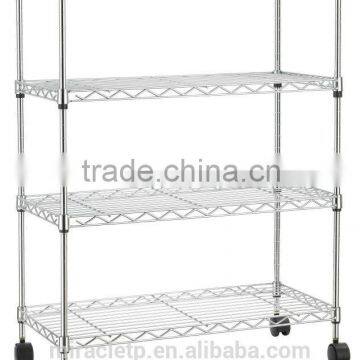 Chrome Plate 3 Tier Storage Wire Rack photo-4