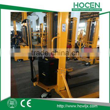 1000kg, lifting height 2500mm electric side-loader mini forklift truck China