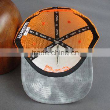 Customer High Quality 5 Panels Snapback Hat With 3D Embroidered Front Lable photo-5