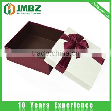 2016 Alibaba Custom order environment cardboard square gift box