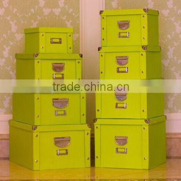 paper cardboard foldable storage box