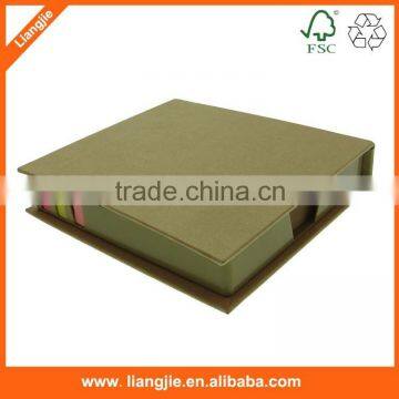 Eco Kraft Paper Arrow Sticky Note Pad in Recycled Case photo-3