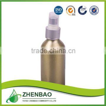 Small aluminum comestic face cream bottle