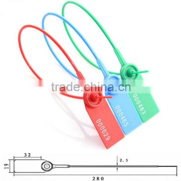 Multi-color Self-Locking Plastic Security Tags For Ballot Box