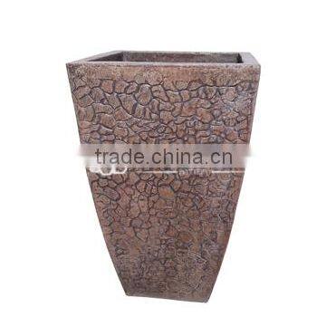 Light Cement Atlantis Outdoor Square Pot