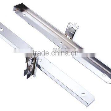 Metal Chrome Hook glass display shelf for shop G12