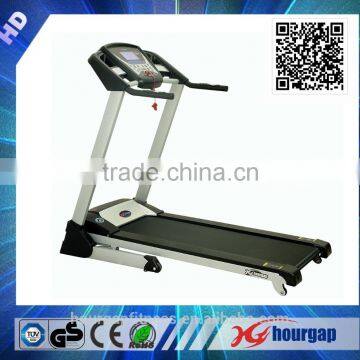 Multifunctional motorized incline treadmill/Hourgap fitness