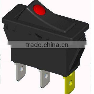 SPST switches with LED red lighted
