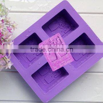 Handmade Silicone Square Soap Mold High Temperature Resistant Silicone Soap Molds
