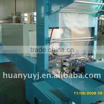 Semi-auto PE film shrinking and packing machine