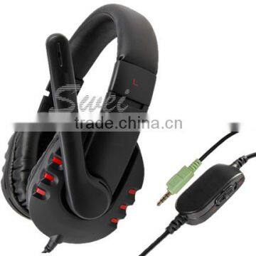 Twin Channel Gaming Headset Headphone With Boom Microphone For PS4