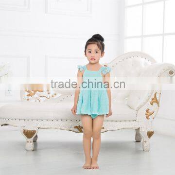 2016 Wholesale Adorable Fashion Design Children's Boutique Set Baby Clothing Girls Party Dresses photo-5