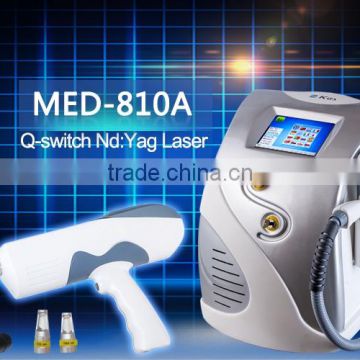 Med-810A hot sell portable mesotherapy q switched nd yag laser hand piece