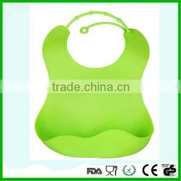 Food grade Adjustable silicone baby bibs for sale