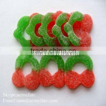 Fruit Slice Shaped gummy jelly