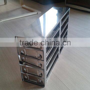 Used Stainless Steel -86 Cryo Freezer Rack Boxes photo-3