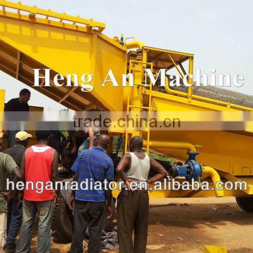 alluvial gold mining screen on trailer