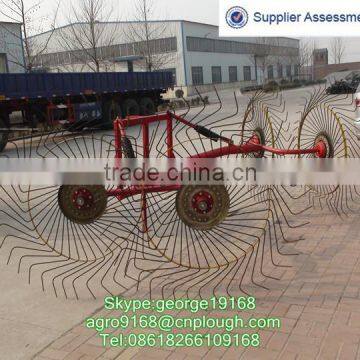 Tractor 4 discs leaf grabber rake for sale