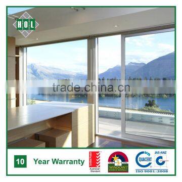 Aluminum Sliding door 2 sash for balcony villa