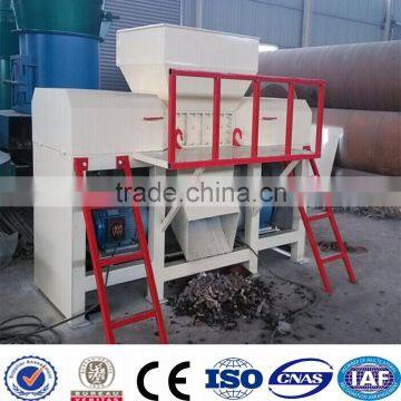 double shaft 7.5kw e-waste aluminum cans shredder