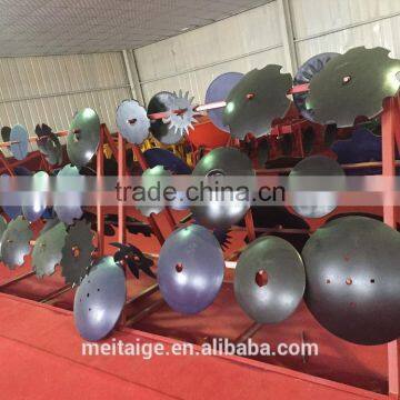 Driven disc plow blade of 20 inch diameter with 65 Mn steel or boron steel