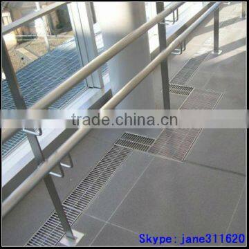 floorway drain trench stainless steel grate cover hot galvanized stainless steel grating bar