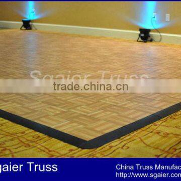 3'*3' cheap portable wooden dance floor From Golden Supplier