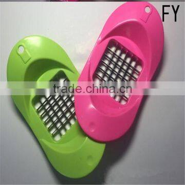 Stainles Steel and ABS Plastic Manual Potato Chipper , Pototo Chips French Fries Cutter photo-3
