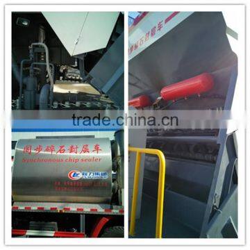 Asphalt Synchronous Chip Sealer,Distribute Bitumen And Aggregate,Chipping Machine photo-5