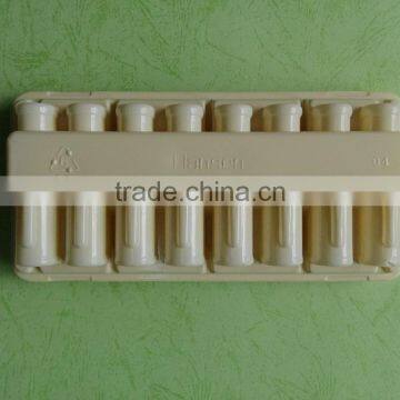 Yellow Divided Plastic Oral Liquid Bottle Package Tray, Vial Package Tray photo-2