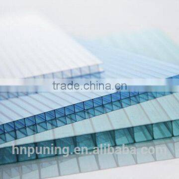 pc Hollow Sheet/Polycarbonate Roofing Sheet/sun Sheet for Carport Canopy Skylight Greenhouse Ten Years Quality photo-3