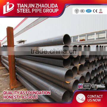 Best Selling 3 Inch Erw Black Welded Iron Steel Pipe Weight