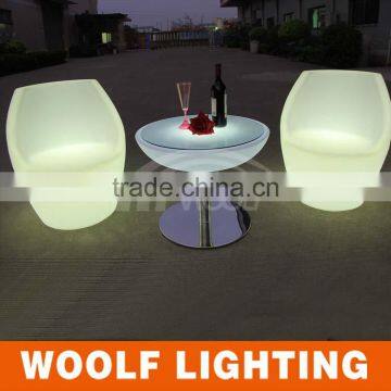 Modern Appearance Nightclub Bar Glow LED Plastic Furniture photo-4
