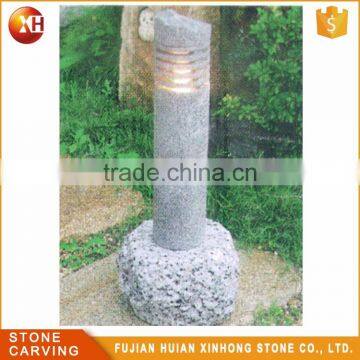 Large Garden Natural Marble Stone Fence Lantern
