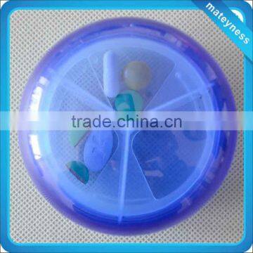 Plastic Round Pill Container