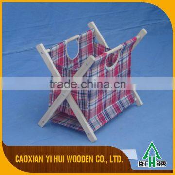 Wooden Magazine Rack Standing