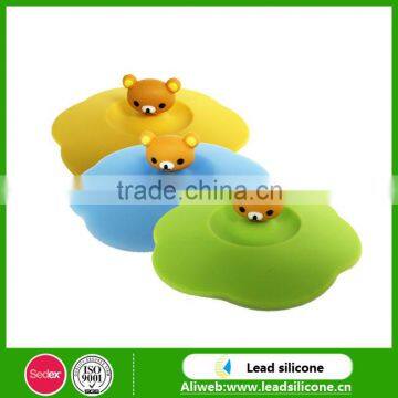Flexible Universal Animal Silicone Suction Seal Drink Lids photo-4