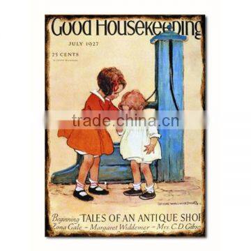 Good Housekeeping Plaque Home Decorative Plaque Metal Sign