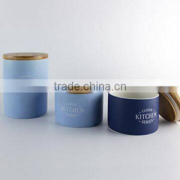 Gifts and Crafts Ceramic Storage Containers Mason Jars Coffe Canister