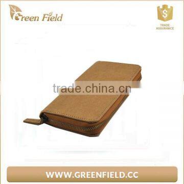Ladies Hand Bags Women Wallet, Zipper Design Wallet Washable Kraft Paper photo-5