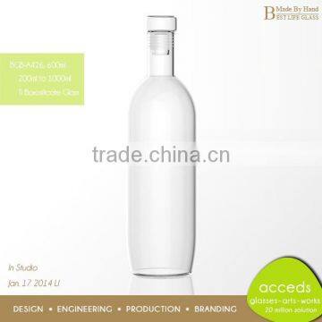 Wholesale Borosilicate Special Fancy Glass Wine Bottles photo-5